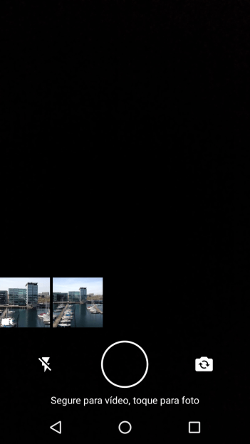 Pressione a foto ou o vídeo desejado. Pressione a foto ou o vídeo desejado.