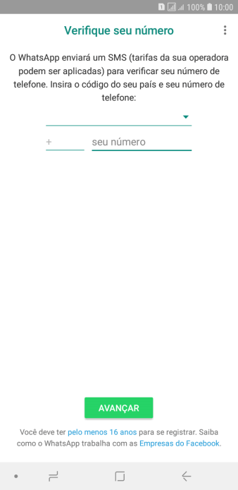 Pressione a lista suspensa. Pressione a lista suspensa.