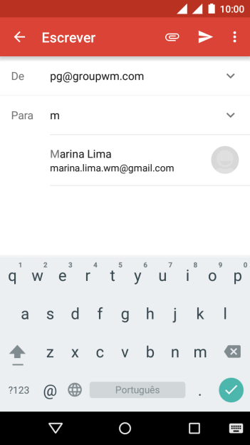 Pressione o contato desejado. Pressione o contato desejado.