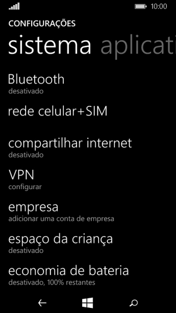 Pressione rede celular+SIM. Pressione rede celular+SIM.