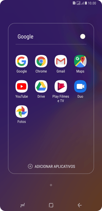 Pressione YouTube. Pressione YouTube.
