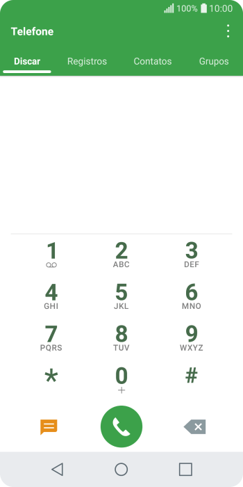 Pressione o ícone de menu. Pressione o ícone de menu.