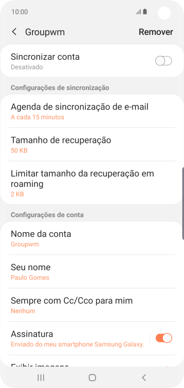 Pressione o indicador ao lado de Pressione o indicador ao lado de
