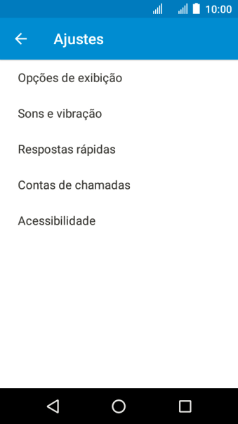 Pressione Contas de chamadas. Pressione Contas de chamadas.