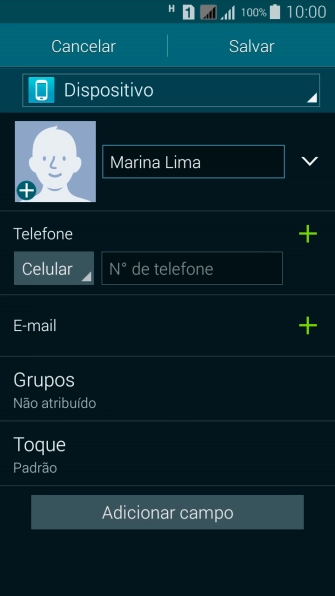 Pressione o ícone de foto. Pressione o ícone de foto.