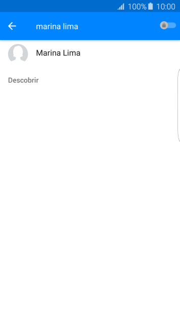 Pressione o contato desejado. Pressione o contato desejado.