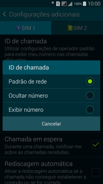 Pressione Exibir número para ativar a identificação do seu número. Pressione Exibir número para ativar a identificação do seu número.