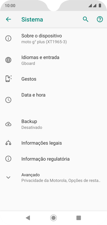 Pressione Avançado. Pressione Avançado.
