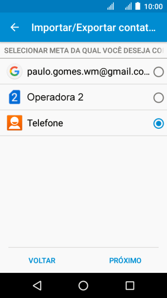 Pressione PRÓXIMO. Pressione PRÓXIMO.