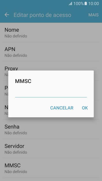 Digite http://mms.tim.br e pressione OK. Digite http://mms.tim.br e pressione OK.