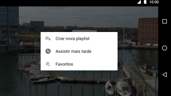 Pressione a lista de reprodução desejada. Pressione a lista de reprodução desejada.
