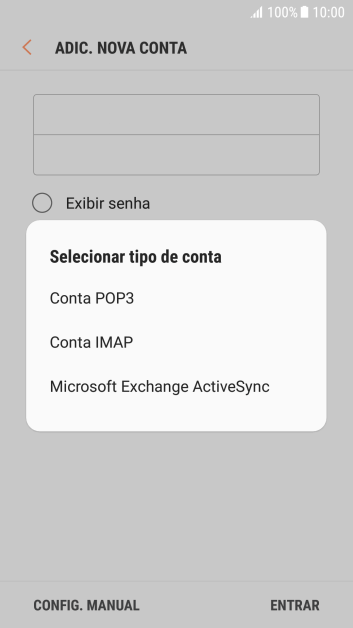 Pressione Conta IMAP. Pressione Conta IMAP.