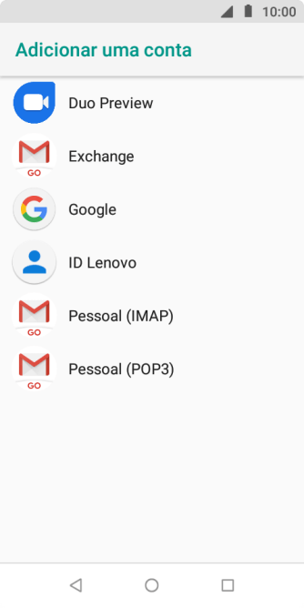 Pressione Pessoal (IMAP). Pressione Pessoal (IMAP).
