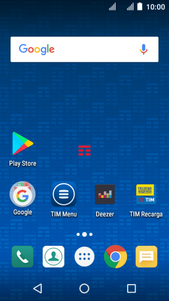 Pressione o ícone de telefone. Pressione o ícone de telefone.