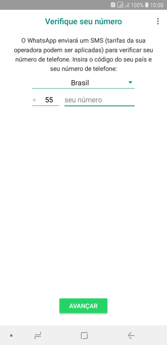 Pressione a lista suspensa. Pressione a lista suspensa.