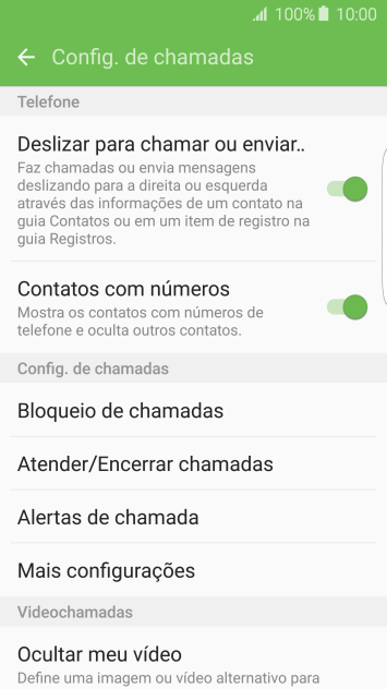 Pressione Mais configurações. Pressione Mais configurações.