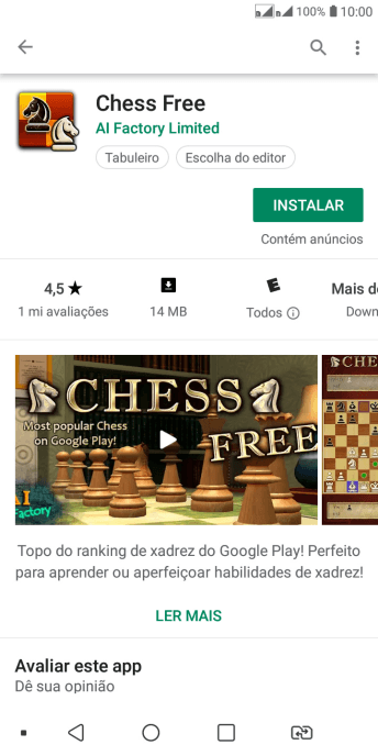 Pressione INSTALAR, e siga as indicações da tela para instalar o app. Pressione INSTALAR, e siga as indicações da tela para instalar o app.