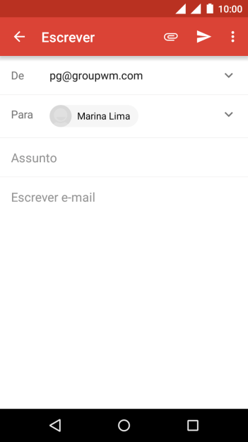 Pressione Assunto, e digite o assunto desejado. Pressione Assunto, e digite o assunto desejado.