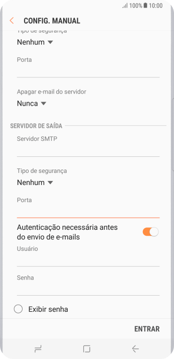Pressione o indicador ao lado de Pressione o indicador ao lado de
