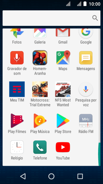 Pressione Play Store. Pressione Play Store.