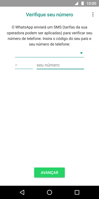 Pressione a lista suspensa. Pressione a lista suspensa.