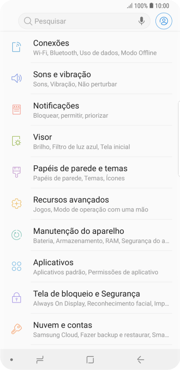 Pressione Conexões. Pressione Conexões.