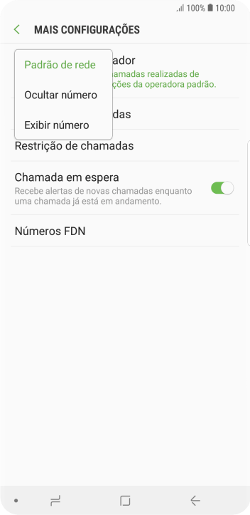 Pressione Exibir número para ativar a identificação do seu número. Pressione Exibir número para ativar a identificação do seu número.