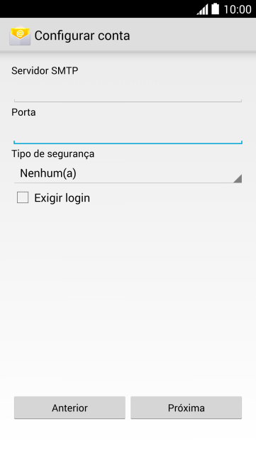 Pressione Exigir login para ativar a função. Pressione Exigir login para ativar a função.
