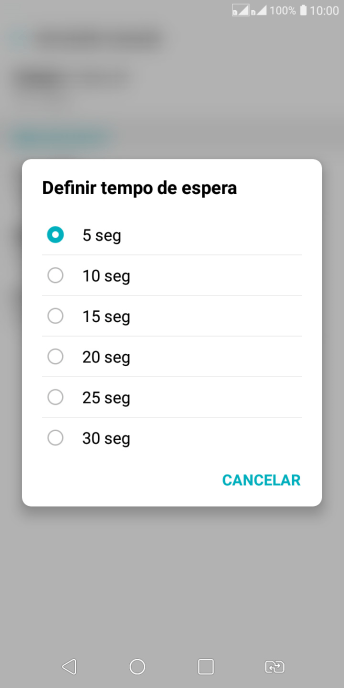 Se você encaminhar chamadas perdidas, você deve selecionar o intervalo do encaminhamento. Pressione o intervalo desejado. Se você encaminhar chamadas perdidas, você deve selecionar o intervalo do encaminhamento. Pressione o intervalo desejado.