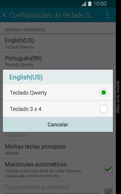 Pressione Teclado Qwerty. Pressione Teclado Qwerty.