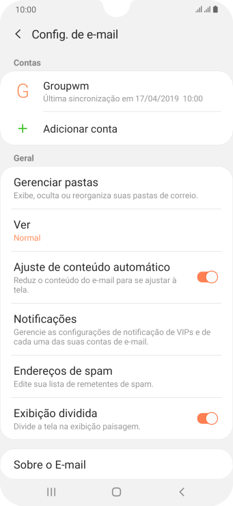 Pressione Notificações. Pressione Notificações.
