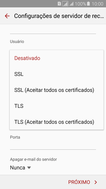 Pressione Desativado para ativar ou desativar a função. Pressione Desativado para ativar ou desativar a função.
