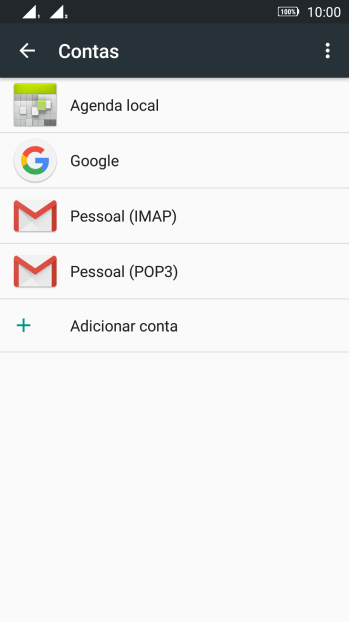Pressione o ícone de menu. Pressione o ícone de menu.