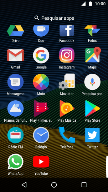 Pressione YouTube. Pressione YouTube.