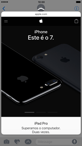 Pressione a tela com intensidade para visualizar uma parte do conteúdo desejado. Pressione a tela com intensidade para visualizar uma parte do conteúdo desejado.