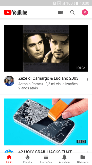 Pressione o ícone de fazer upload, e navegue até o vídeo desejado. Pressione o ícone de fazer upload, e navegue até o vídeo desejado.