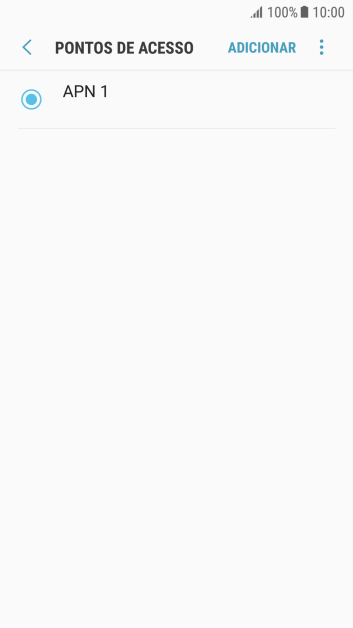 Pressione ADICIONAR. Pressione ADICIONAR.