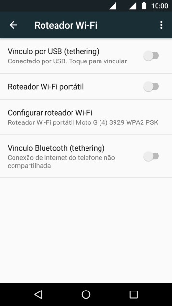 Pressione Configurar roteador Wi-Fi. Pressione Configurar roteador Wi-Fi.