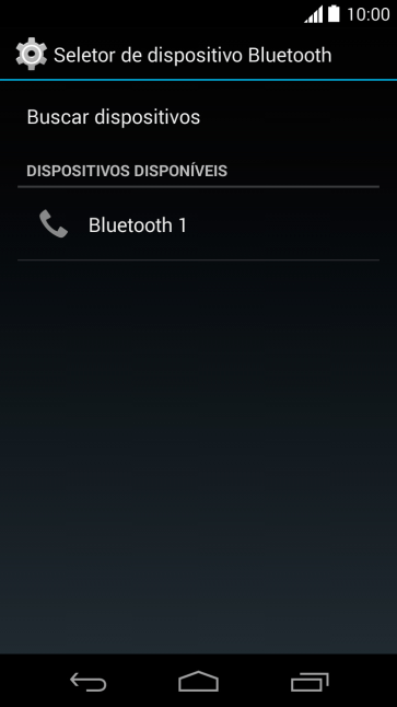 Pressione o dispositivo Bluetooth desejado, e aguarde um instante enquanto o arquivo é transferido. Pressione o dispositivo Bluetooth desejado, e aguarde um instante enquanto o arquivo é transferido.