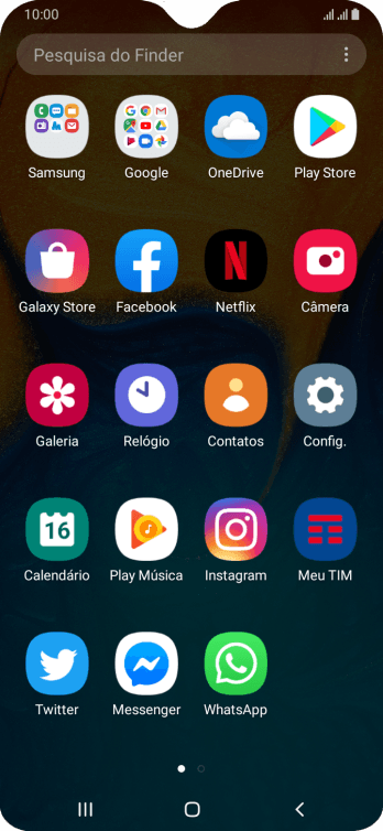 Pressione Play Store. Pressione Play Store.