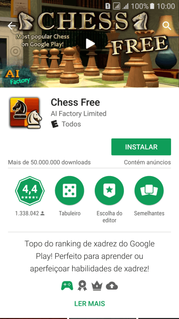 Pressione INSTALAR, e siga as indicações da tela para instalar o app. Pressione INSTALAR, e siga as indicações da tela para instalar o app.