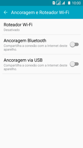 Pressione Ancoragem via USB para ativar a função. Agora está estabelecida a conexão de Internet do computador via celular. Pressione Ancoragem via USB para ativar a função. Agora está estabelecida a conexão de Internet do computador via celular.