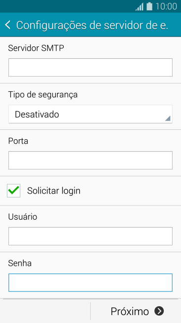 Pressione Próximo. Pressione Próximo.