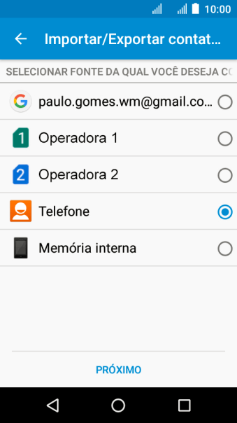 Pressione PRÓXIMO. Pressione PRÓXIMO.