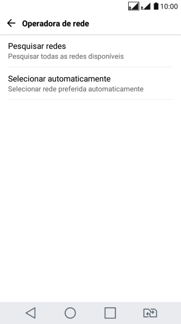 Pressione Selecionar automaticamente. Pressione Selecionar automaticamente.