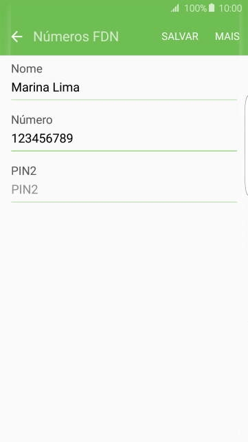 Pressione PIN2, e digite o código PIN2. Pressione PIN2, e digite o código PIN2.