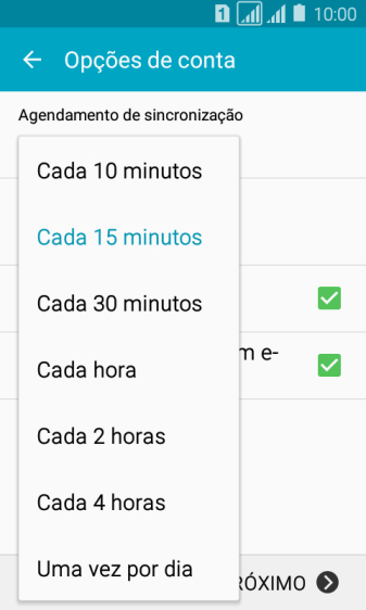 Pressione a configuração desejada. Pressione a configuração desejada.