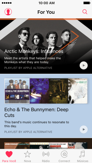 Pressione Músicas. Pressione Músicas.