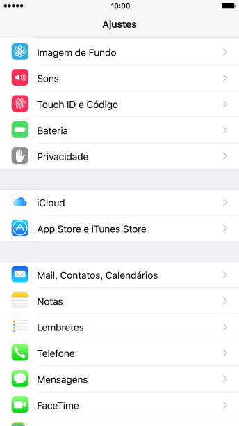 Pressione Touch ID e Código. Pressione Touch ID e Código.