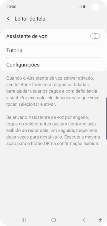 Pressione Configurações. Pressione Configurações.